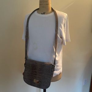 Gray Snakeskin Michael Kors Crossbody Bag